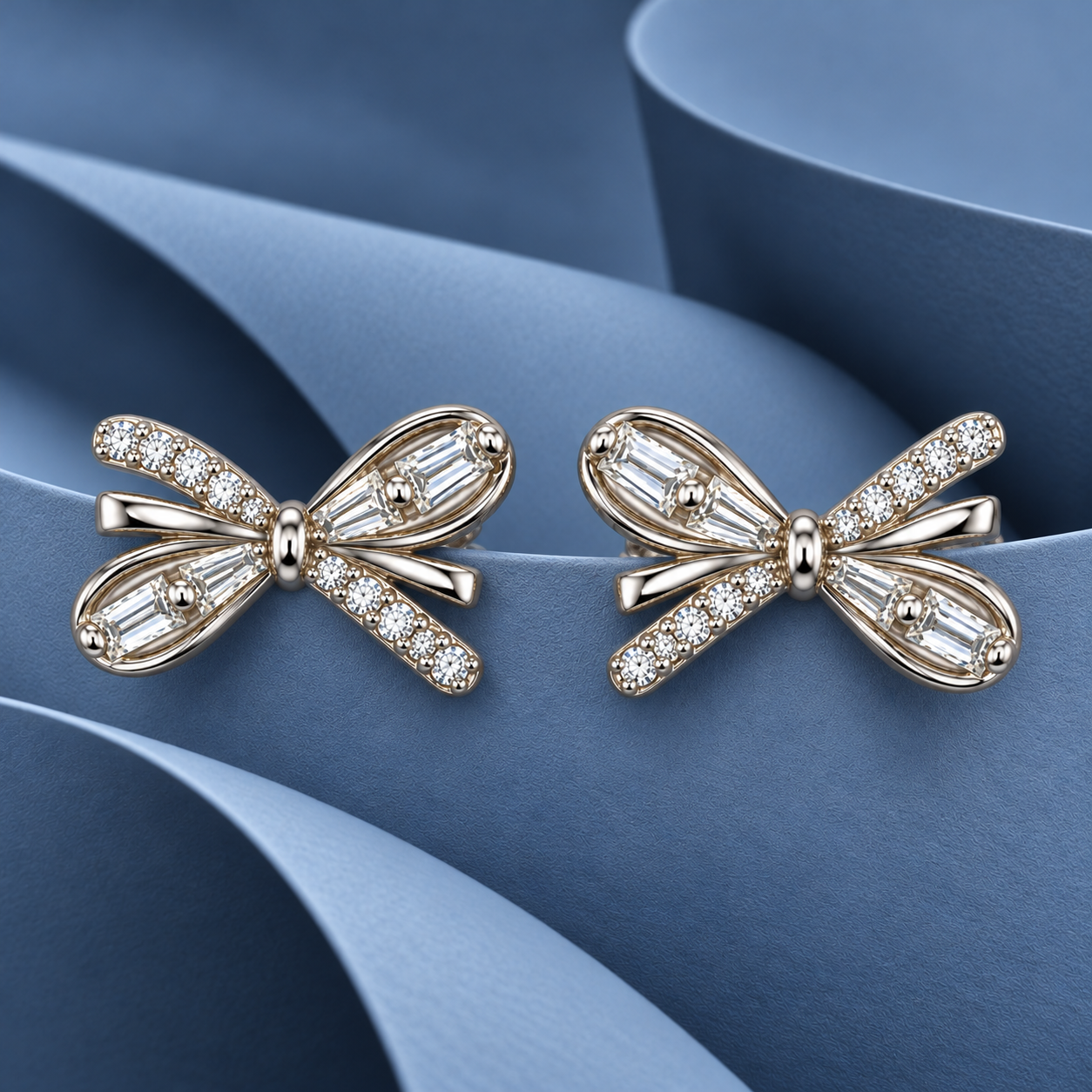 Elegant Dragonfly Design 925 Sterling Silver Stud Earrings