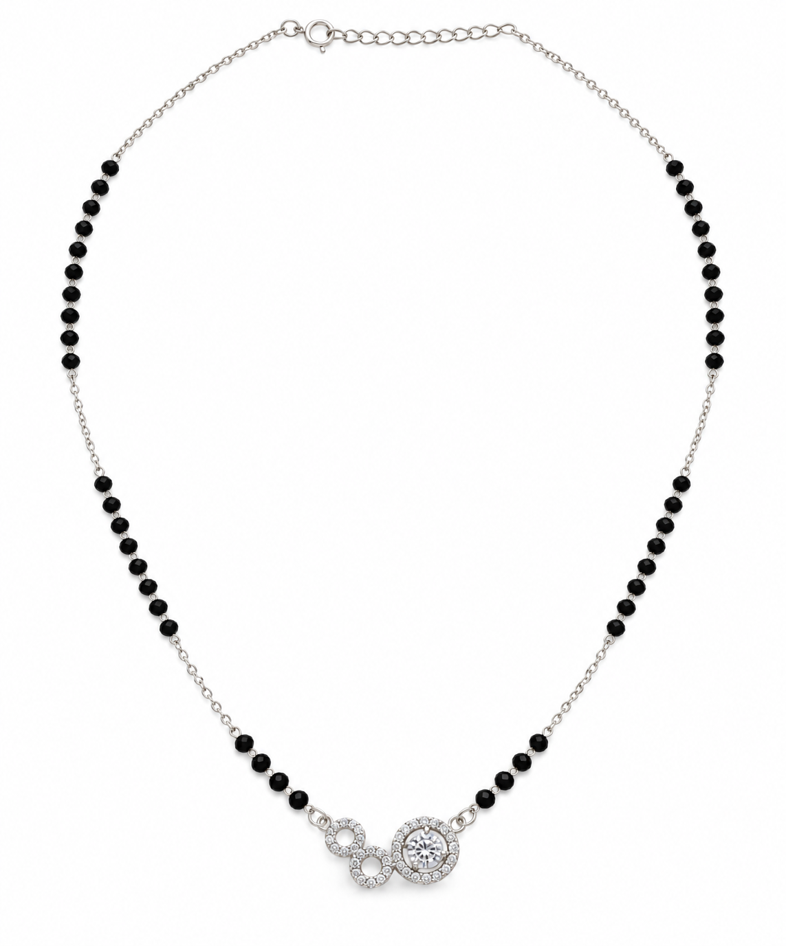 Triple Circle 925 Silver Mangalsutra