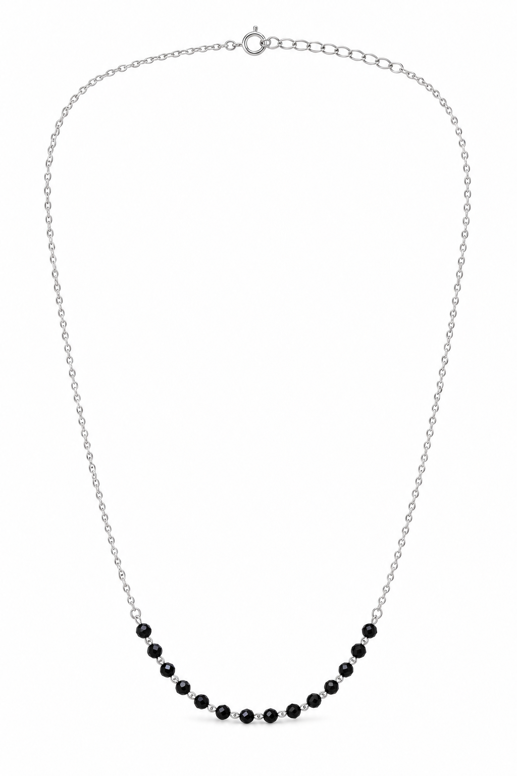 Classic Black Beads 925 Silver Mangalsutra